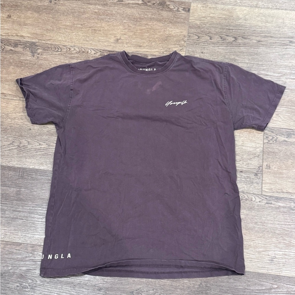 YoungLA Men's Dark Purple Tee